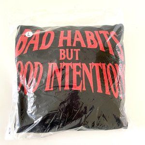 NEW VLONE X Nav Bad Habits Good Intentions Black Hoodie - Large